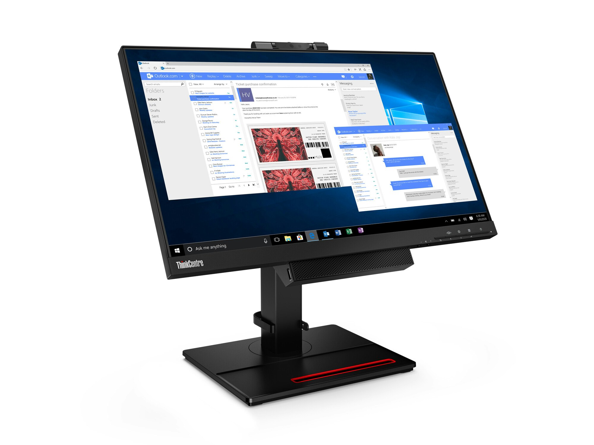Lenovo 11GSPAT1EU / 11GSPAT Monitor Black