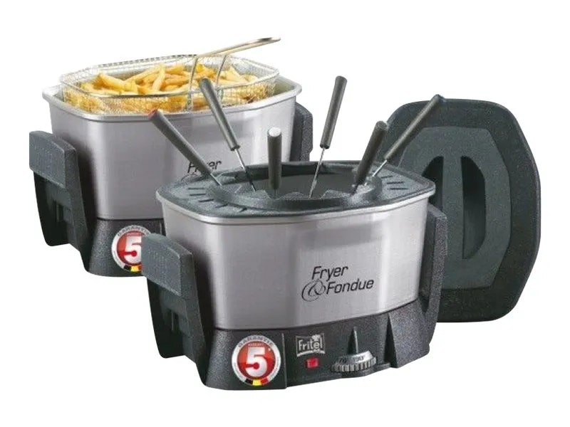 FRITEL Starter FF 1400 Fritös/fondue 1.5 liter 1.4 kW svart/grå/silver