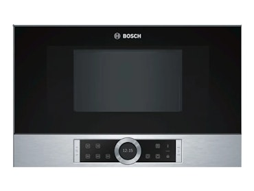 Bosch Serie | 8 BFR634GS1 Mikrovågsugn inbyggd 21 liter 900 W rostfritt stål