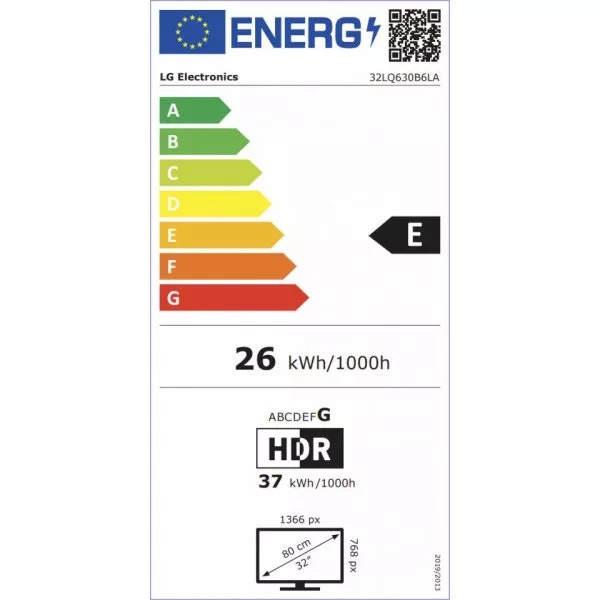 LG 32LQ630B 32" HD Ready (1366x768) LCD Smart TV