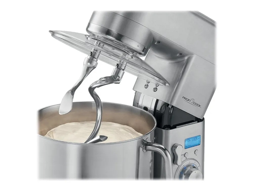 ProfiCook PC-KM 1096 köksmaskin 10 liter rostfritt stål/sort