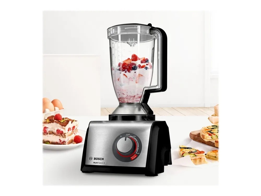 Bosch MultiTalent 8 MC812M865 Matberedare 3,9 liter borstat stål/svart