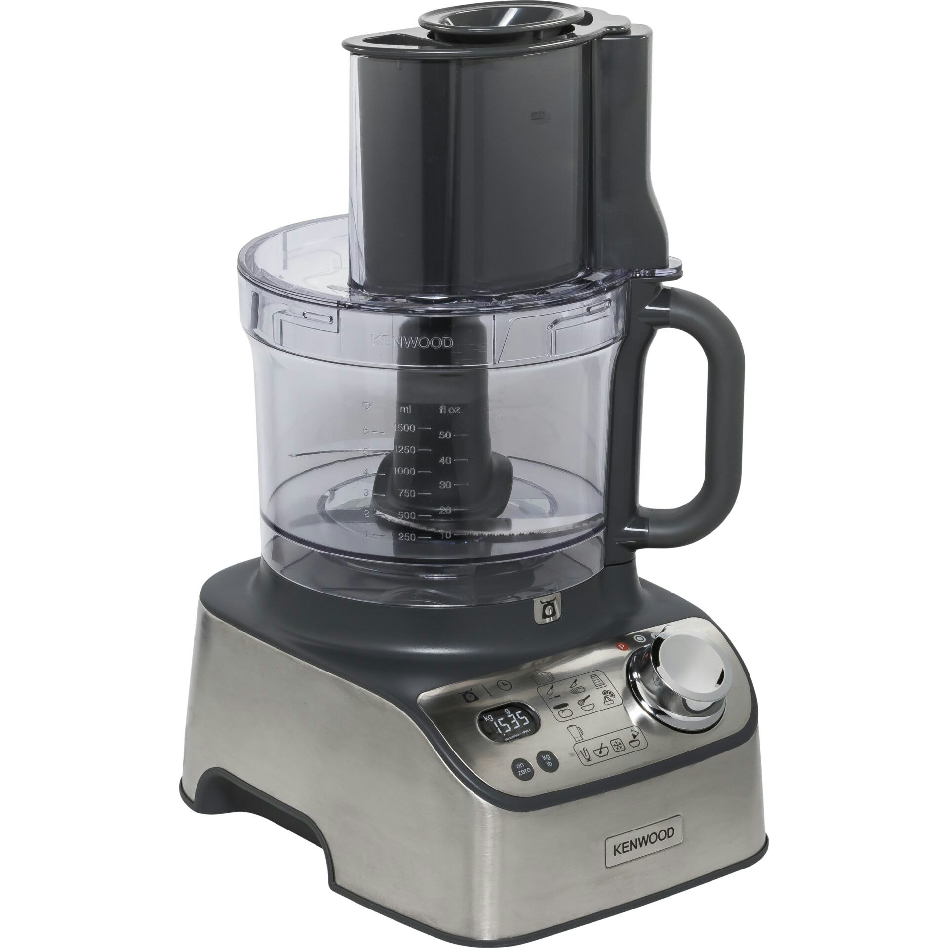Kenwood FDM72.990SS, 3 l, Rostfritt stål, 1,5 l, 1,5 l, Plast, Glas