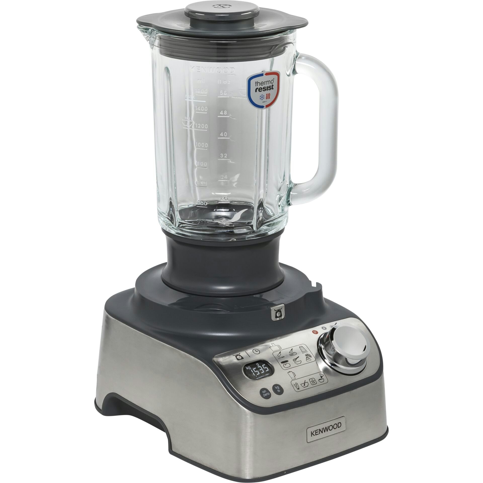 Kenwood FDM72.990SS, 3 l, Rostfritt stål, 1,5 l, 1,5 l, Plast, Glas