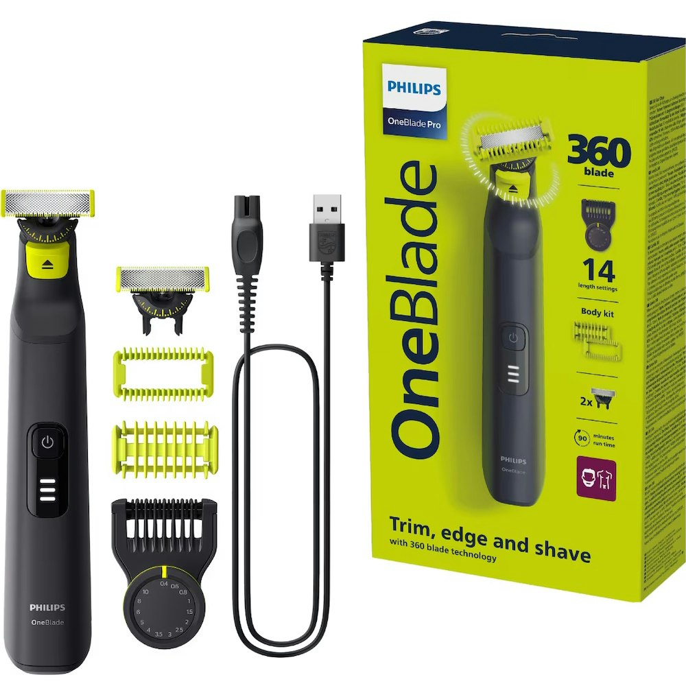 Philips QP6542/15 OneBlade Pro Face+Body skäggtrimmer