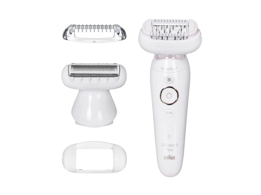 Braun Silk-épil 9 9002 Flex Epilator Trådlös Vit/guld
