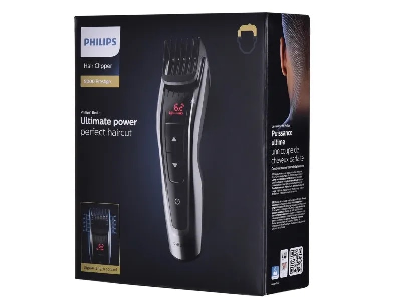 Philips Series 9000 HC942015 Hårklippare Silver/Svart