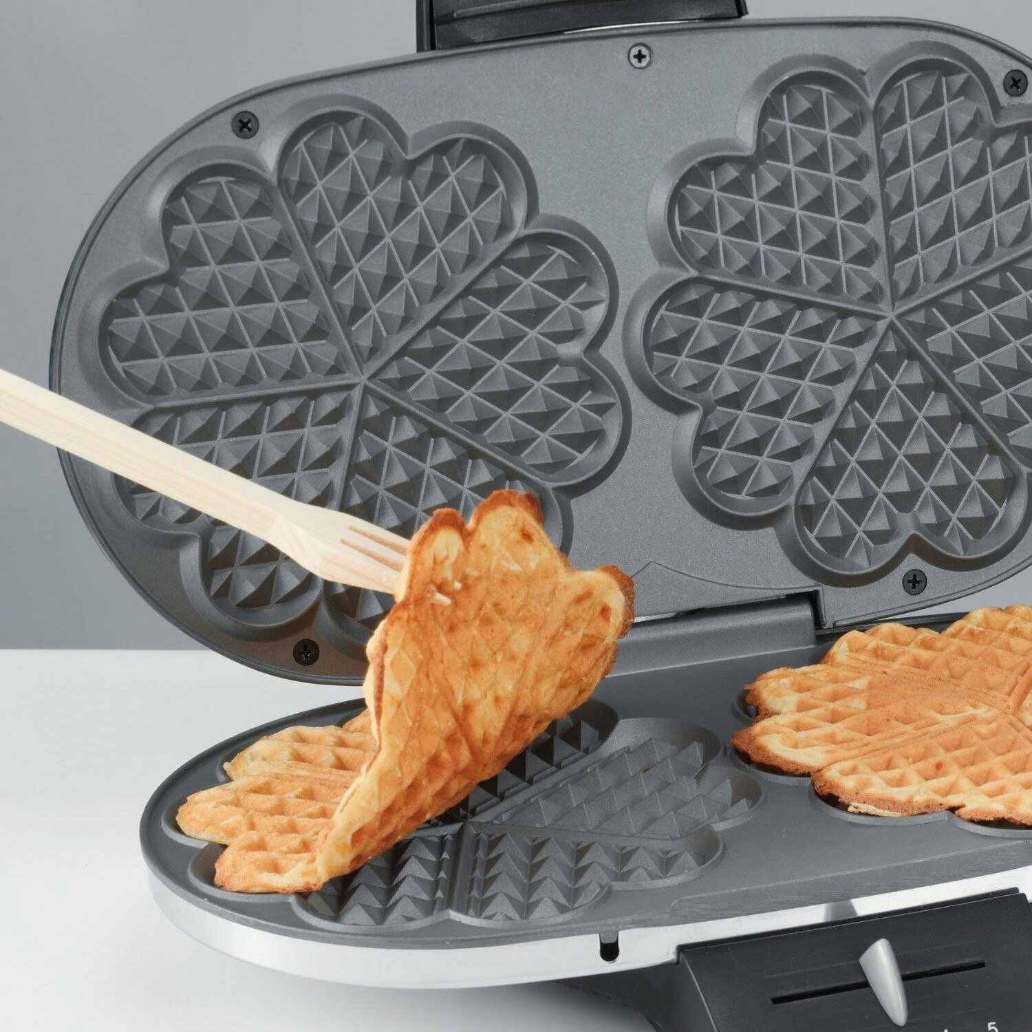 Cloer Cloer Double Waffle Iron 1329 1200W silver
