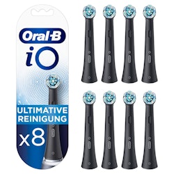 Oral-B iO Ultimate Clean borsthuvuden 8-pack Svart