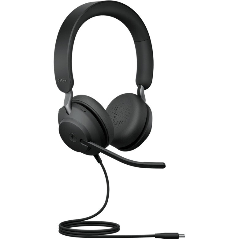 Jabra Evolve2 40 SE, headset (black, stereo, USB-C, MS)