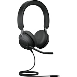 Jabra Evolve2 40 SE, headset (black, stereo, USB-C, MS)