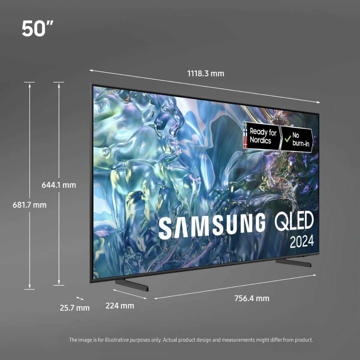 Samsung TQ50Q60DAU 50" 4K UHD LCD TV QLED Smart TV