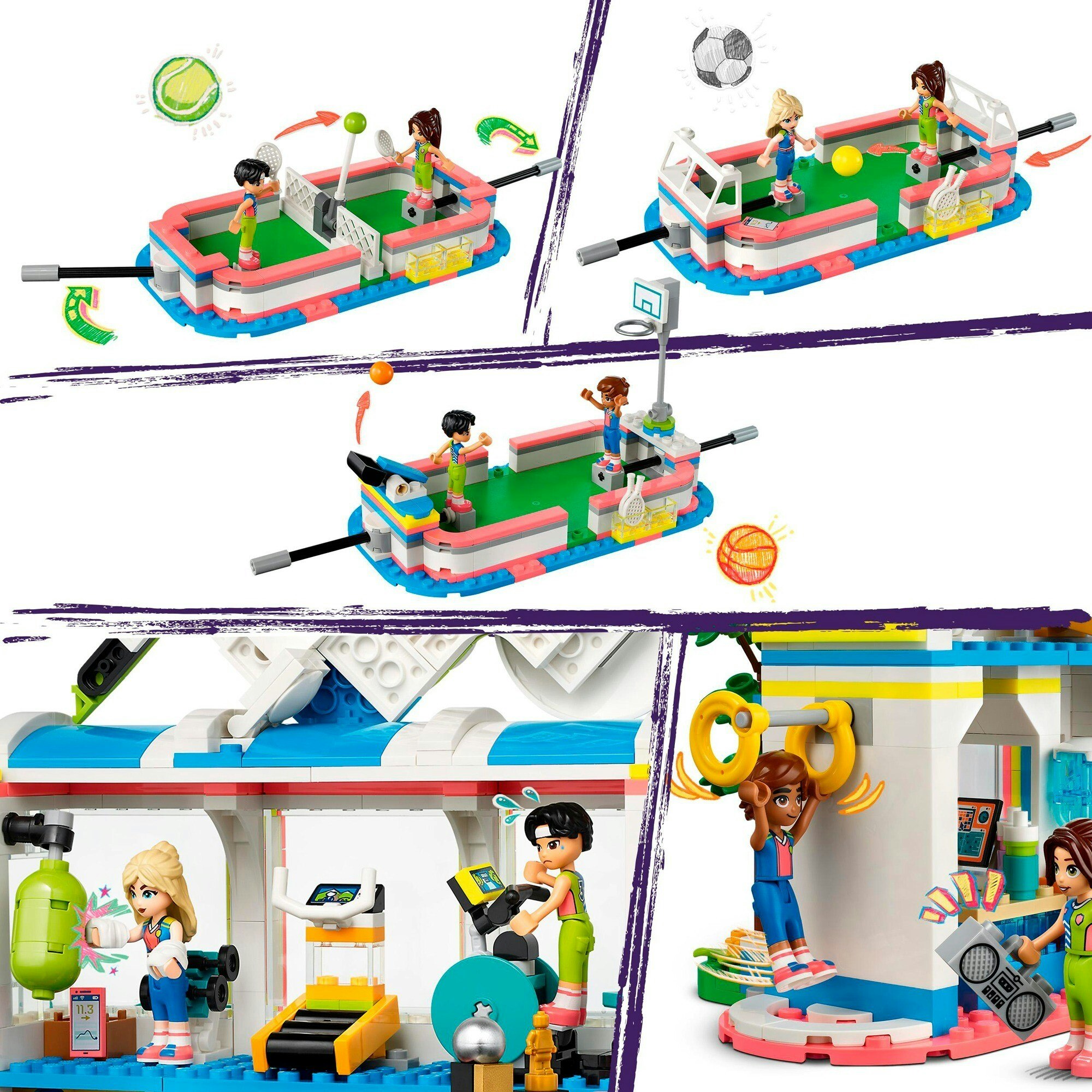 LEGO 41744 Friends Sports Center Construction Toy