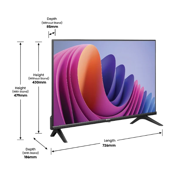 Hisense 32A4N 32" LED-bakbelyst LCD TV Smart TV