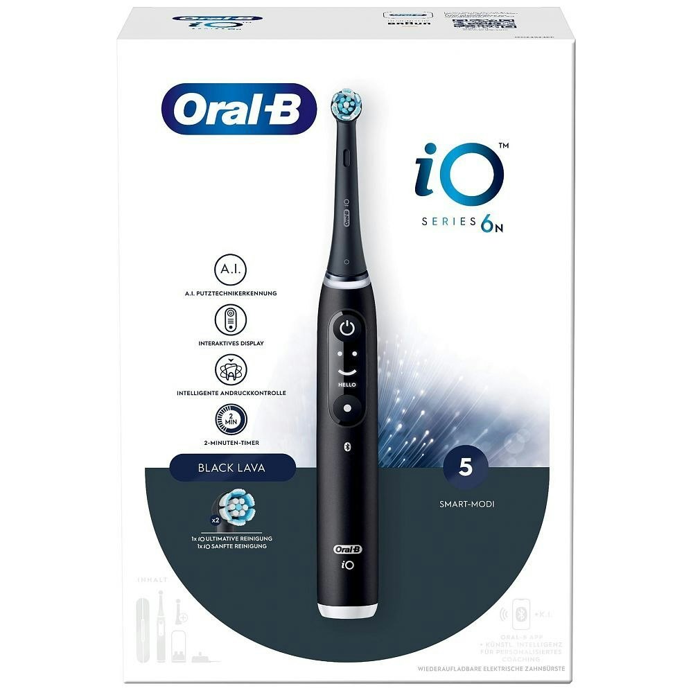 Oral-B 445111 Eltandborste IO6 med etui Svart