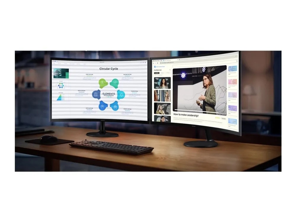 Samsung S24D360GAU 24" 1920 x 1080 (Full HD) Böjd Gamingskärm