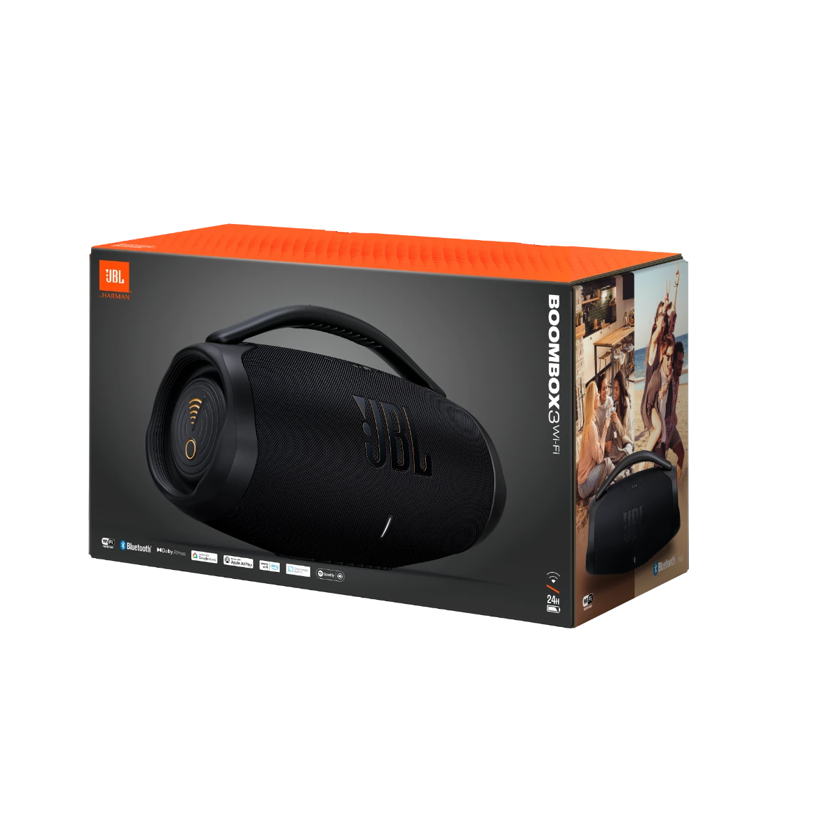 JBL Boombox 3 Bluetooth / WiFi högtalare Svart