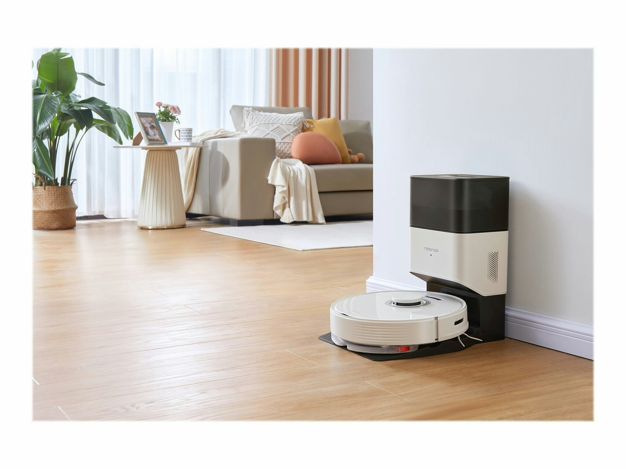 Roborock Q7 Max+ Robotdammsugare 0.47liter Vit