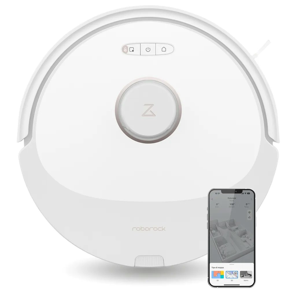 Roborock Q8 Max Robotdammsugare 0.47liter Vit