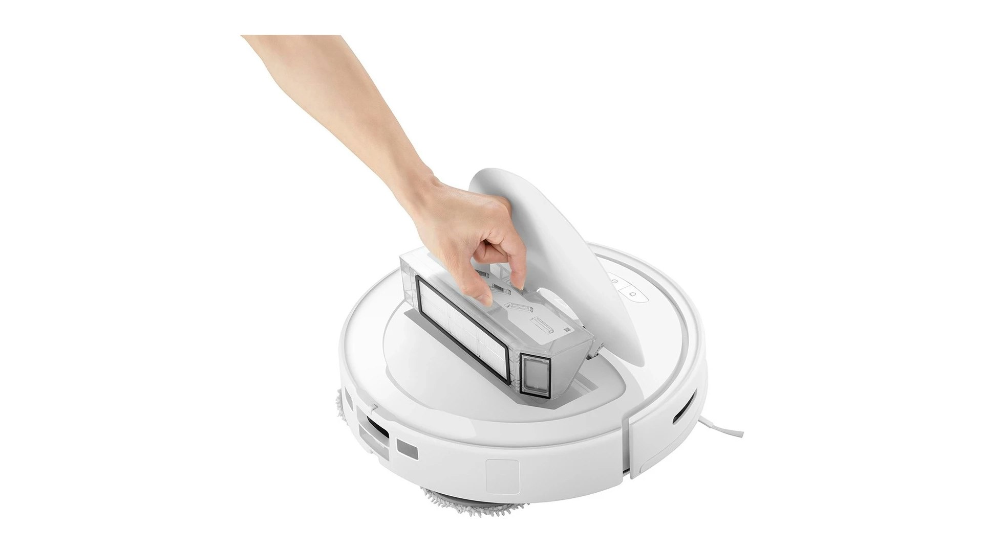Roborock Q Revo Robotdammsugare 0.35liter Vit