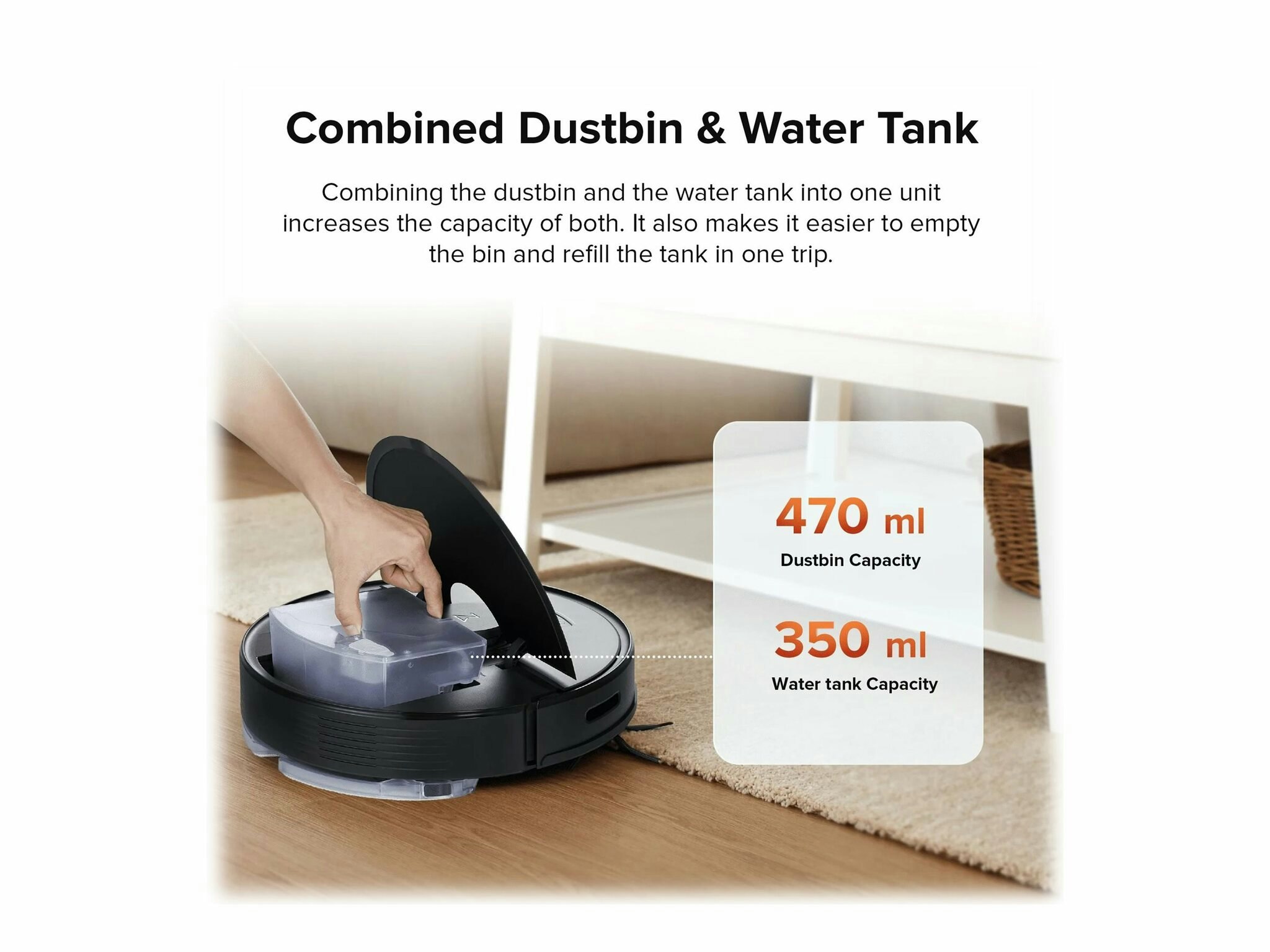 Roborock Q7 Max Robotdammsugare 0.47liter Svart
