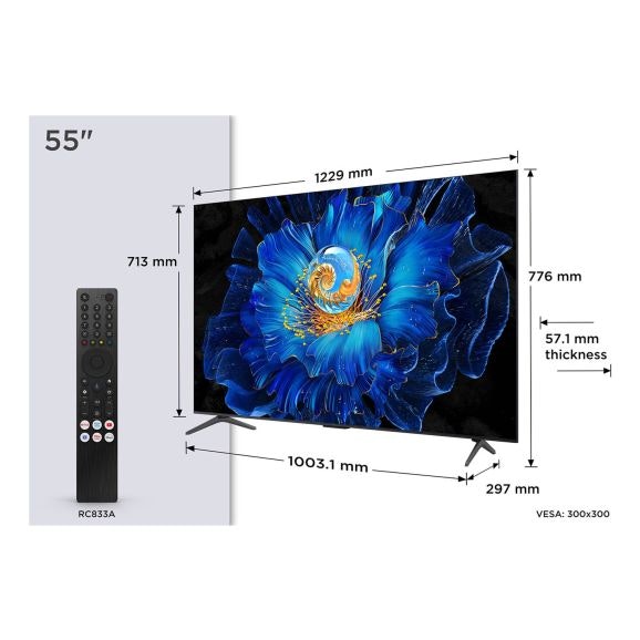 TCL C6KS 55C6KS TV 55" 4K Ultra HD Smart-TV QD-Mini LED