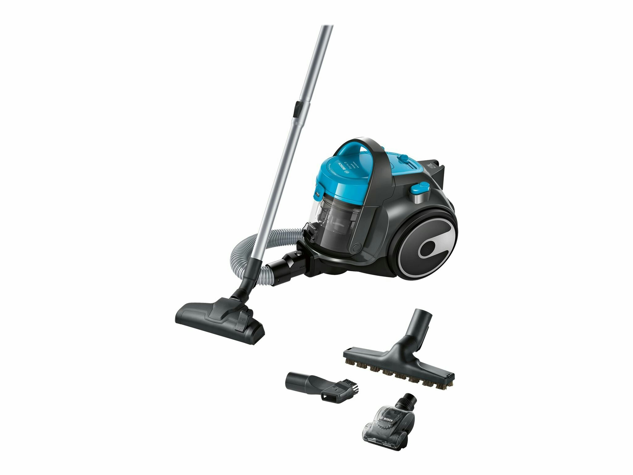 Bosch Serie | 2 BGS05X240 Dammsugare med behållare utan påse Turkos