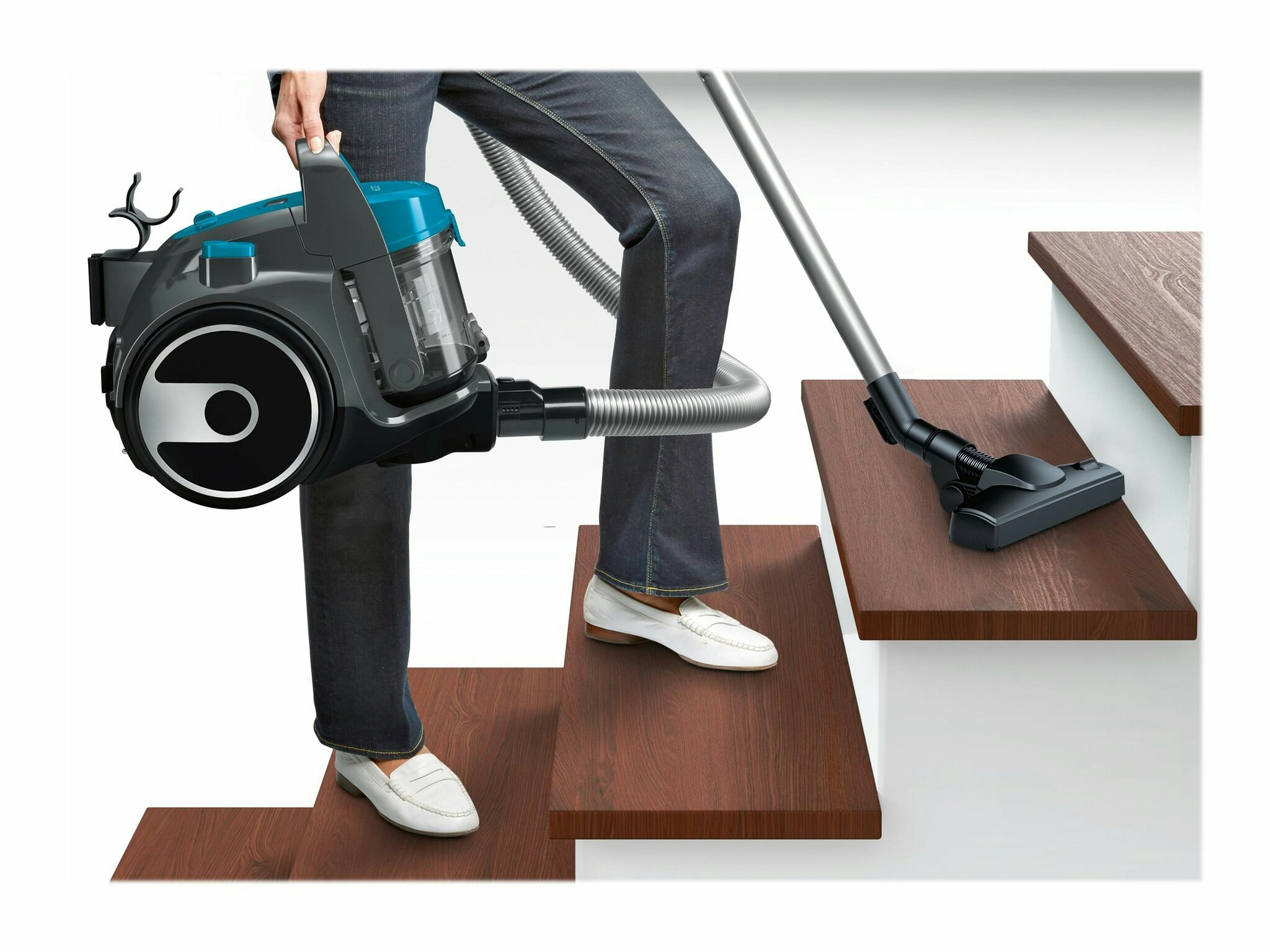 Bosch Serie | 2 BGS05X240 Dammsugare med behållare utan påse Turkos