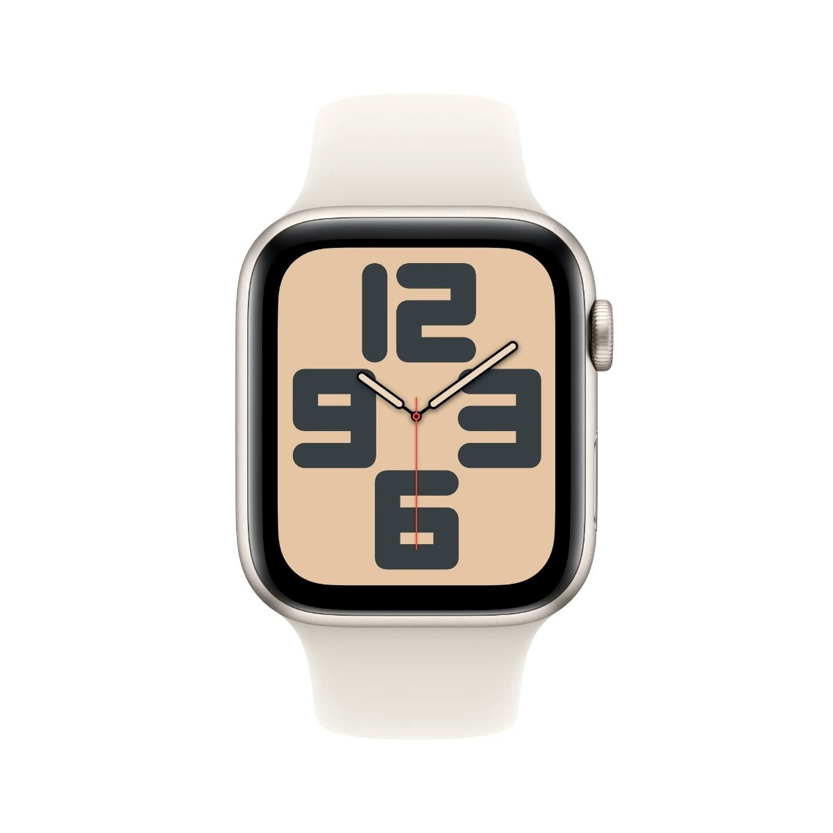 Apple Watch SE GPS 44 mm Starlight alum Starlight sportband S/M