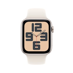 Apple Watch SE GPS 44 mm Starlight alum Starlight sportband S/M