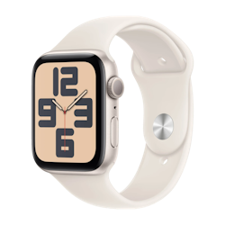 Apple Watch SE GPS 44 mm Starlight alum Starlight sportband S/M