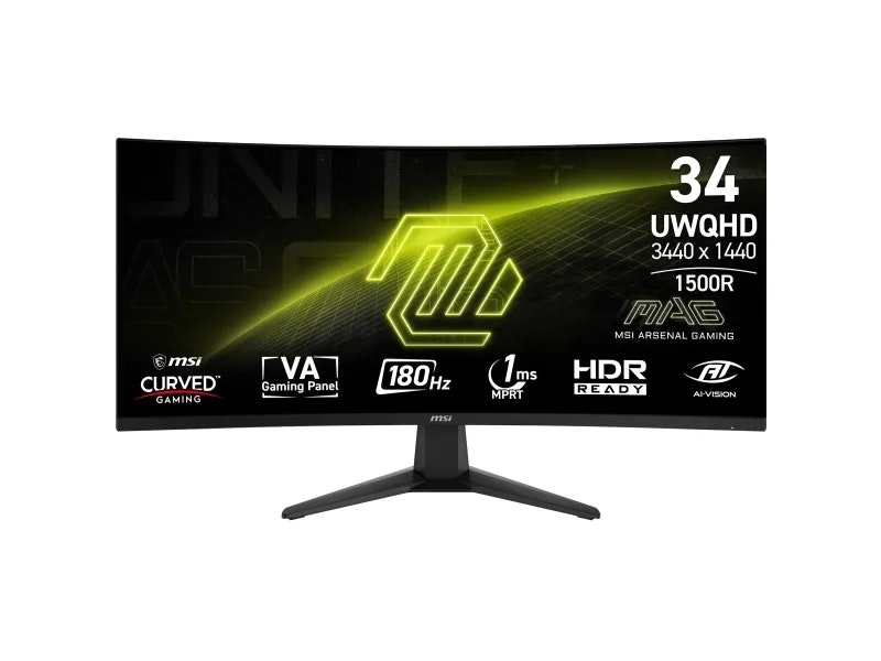 MSI MAG 346CQ 34" UltraWide Dual Quad HD LCD