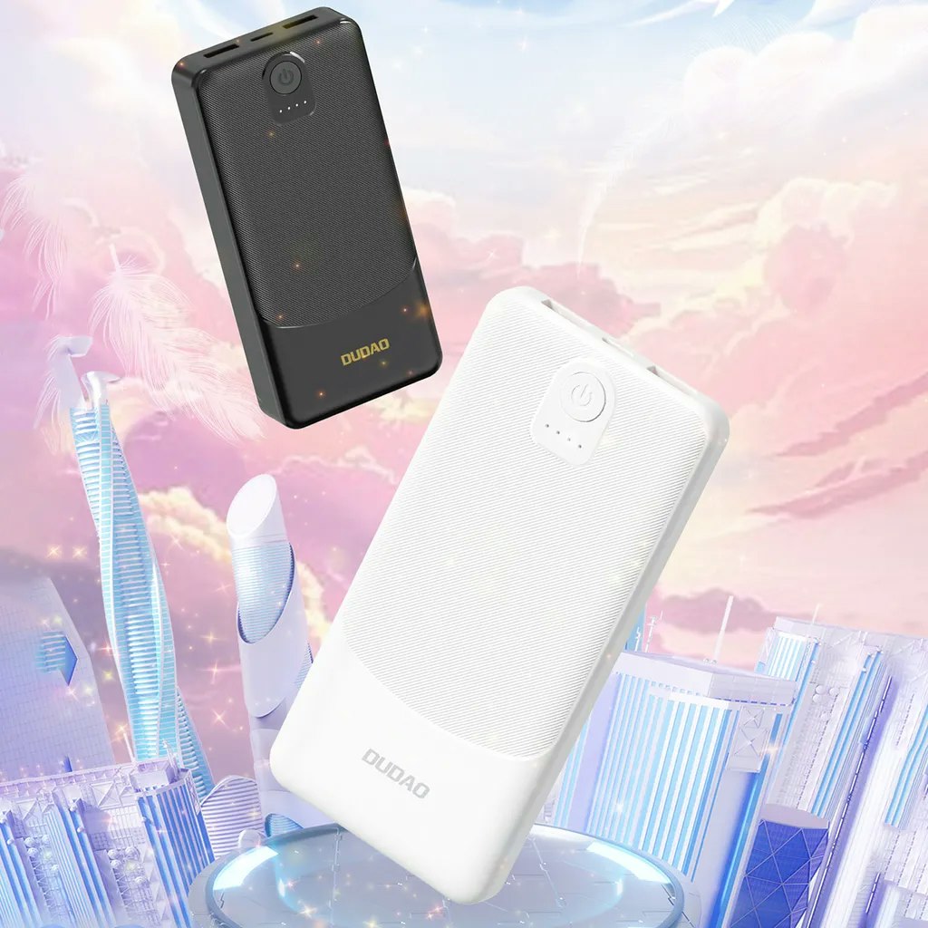 Dudao K10 Powerbank 10000mAh 2.4A 2 x USB-A Svart