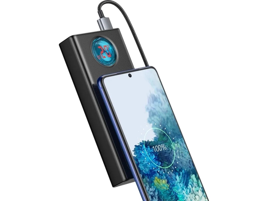 Baseus Amblight Powerbank 65W 30000mAh Overseas Edition Svart