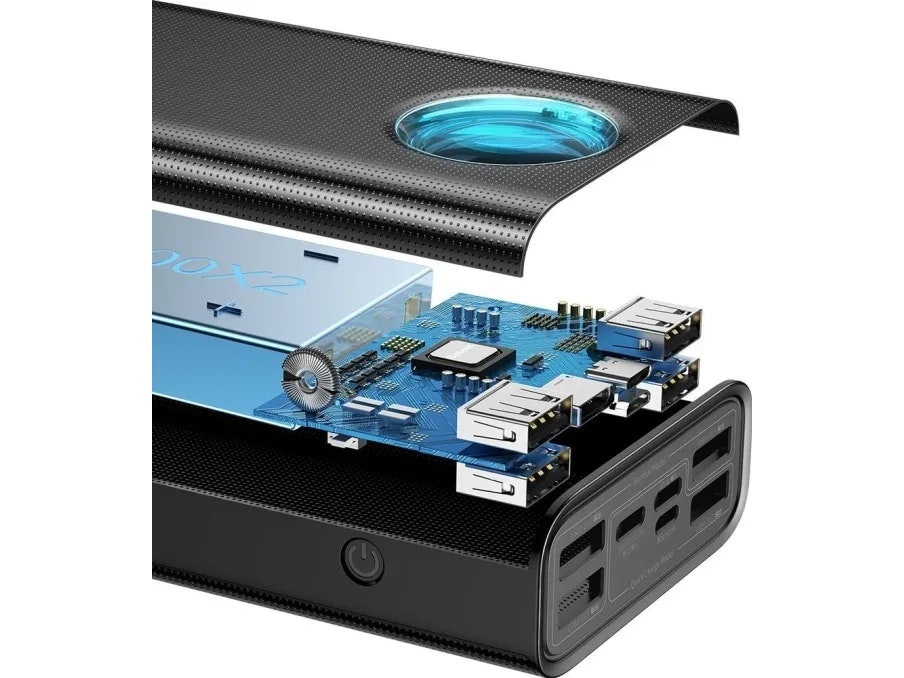 Baseus Amblight Powerbank 65W 30000mAh Overseas Edition Svart