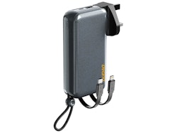 Dudao K25 2-i-1 Powerbank 10 000 mAh 20W Snabbladdning Grå