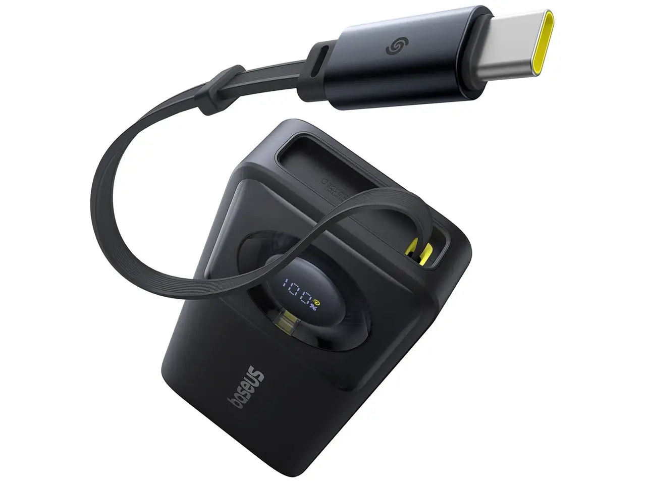 Baseus Free2Pull Powerbank 10000 mAh Snabbladdning 30W USB-C Svart