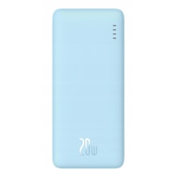Baseus Airpow Powerbank 10000 mAh 20W Snabbladdning microUSB, USB-A, USB-C Blå