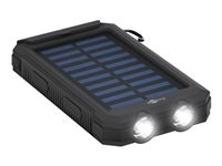 Goobay Outdoor PowerBank 8.0 Solcellsladdare 8000 mAh USB Svart