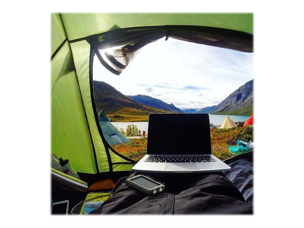 Goobay Outdoor PowerBank 8.0 Solcellsladdare 8000 mAh USB Svart