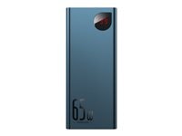 Baseus Adaman Powerbank 20000 mAh 65W Snabbladdning USB & USB-C Blå