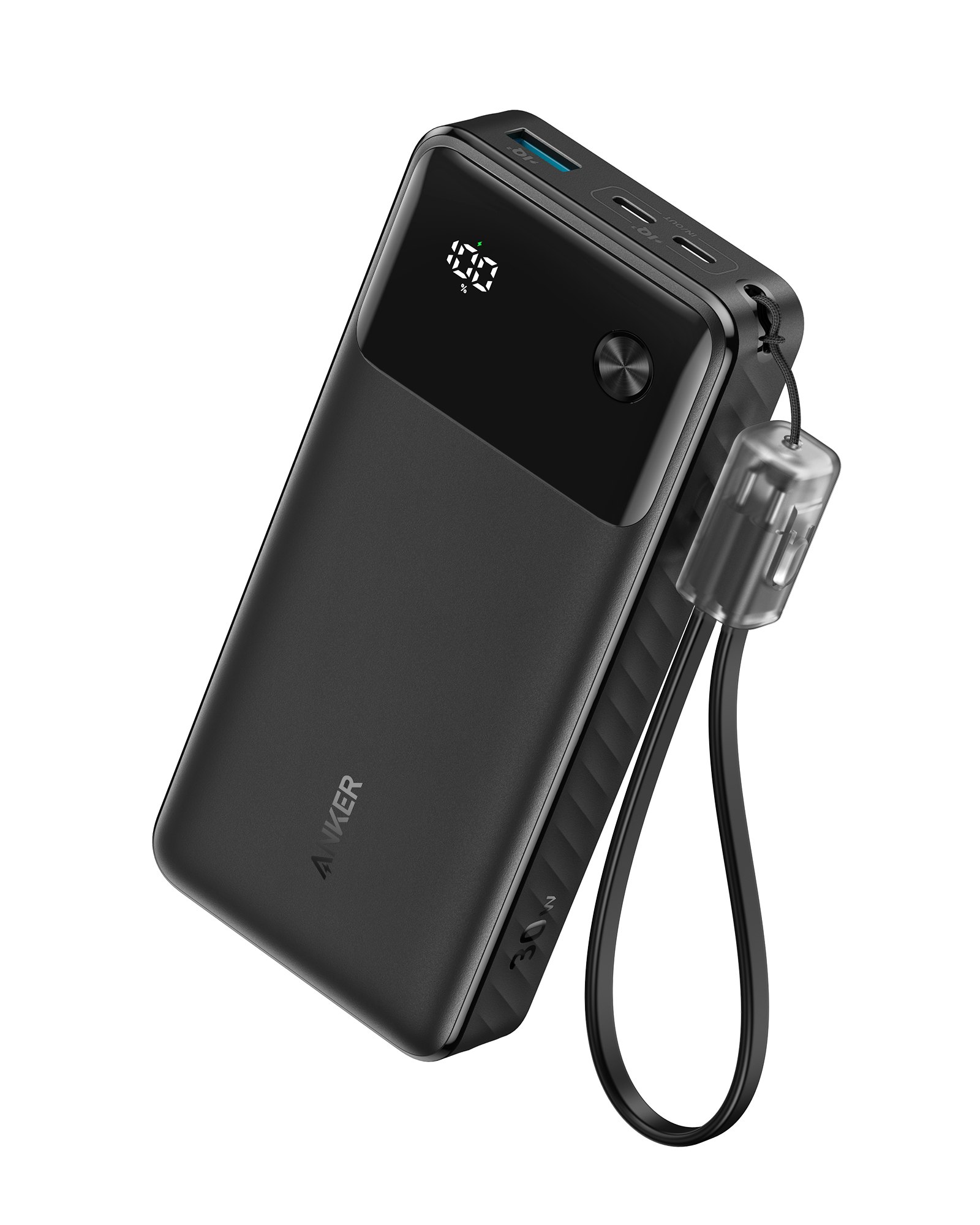 Anker A1384G11 Powerbank 20000 mAh 30W USB-C & Power Delivery Svart