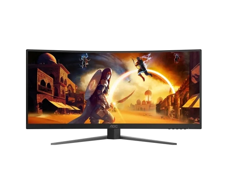 AOC G4 CU34G4 34" Wide Quad HD LED Böjd Gamingskärm