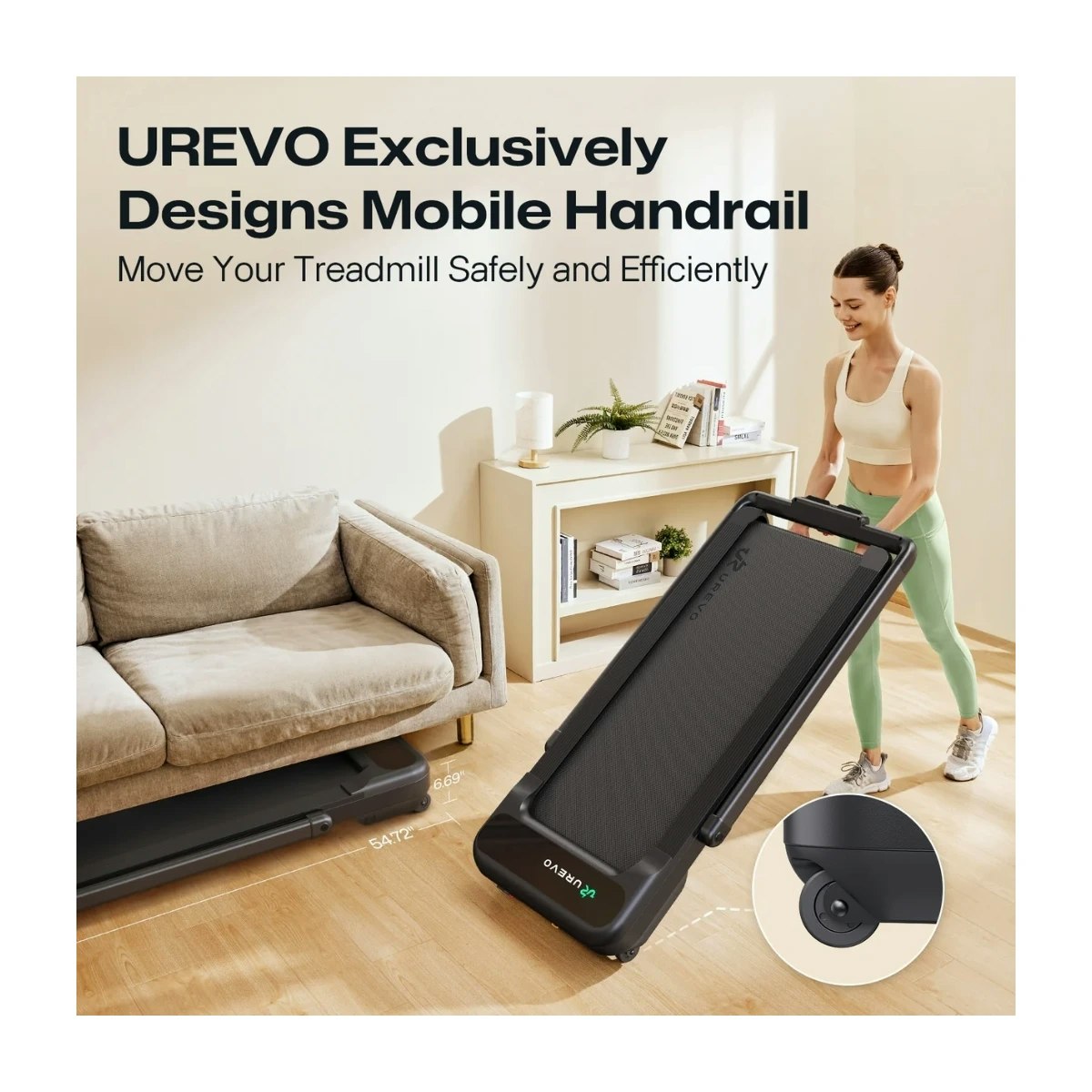 Urevo Strol 2S PRO Gåband/löpband