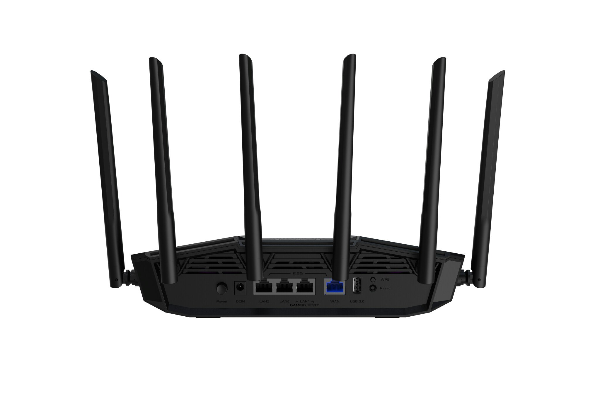 ASUS TUF Gaming BE6500 TUF-BE6500 Trådlös router 2.5 Gigabit Ethernet Dual-band (2.4 GHz / 5 GHz) Black