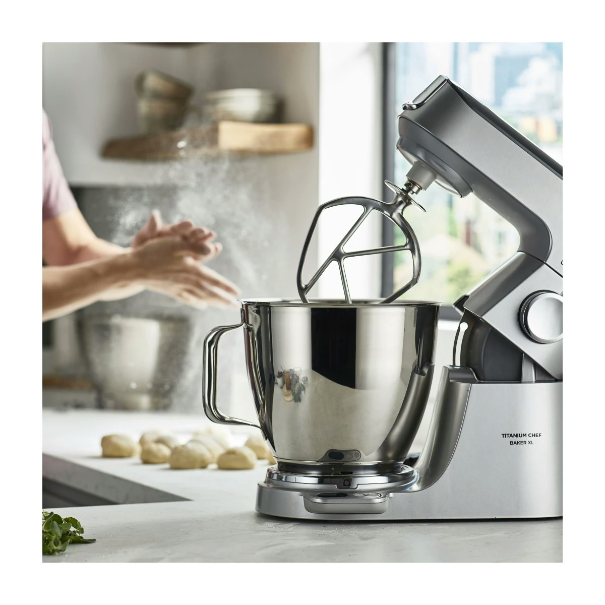 Kenwood Titanium Chef Baker XL Köksmaskin 1200 W 7 L Rostfrit stål