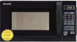 Sharp R-642(BK)W Mikrovågsugn med grill fristående Svart