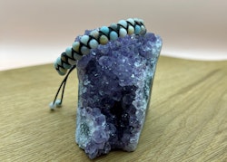 Karibisk Kalcit, justerbart armband