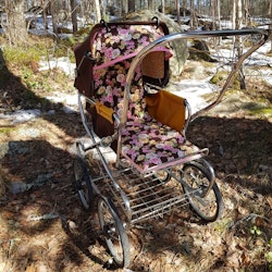 Retrovagndyna och solskärm