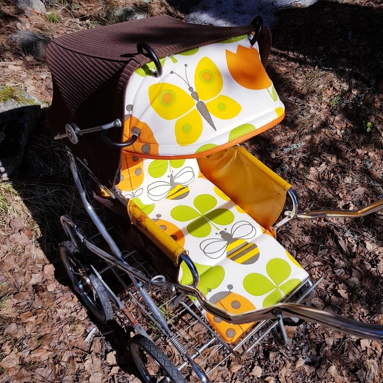 Retrovagndyna och solskärm